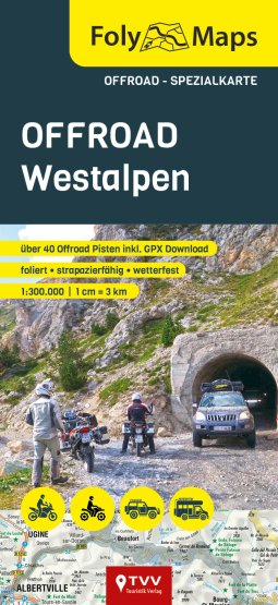 FOLYMAPS Spezialkarte Offroad Westalpen